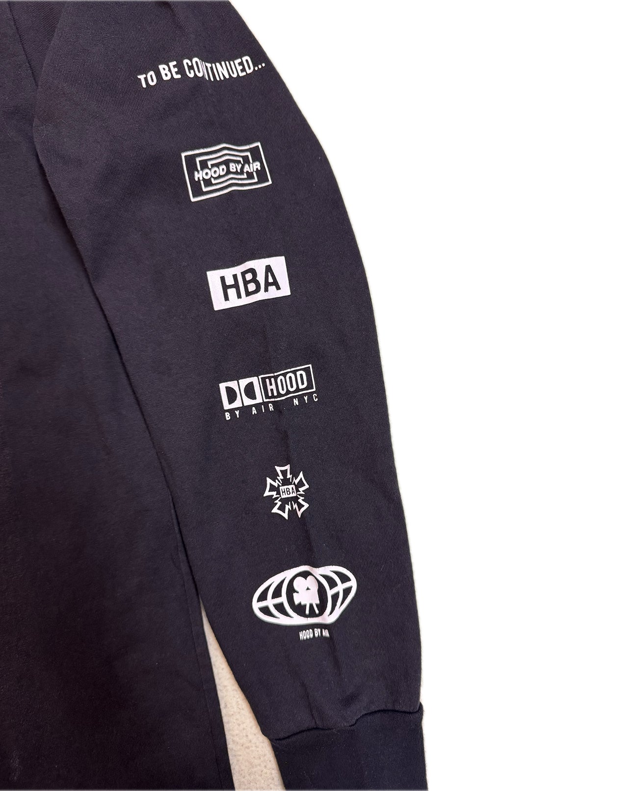 Hood By Air (HBA) Aphex Twin Long Sleeve T Shirt