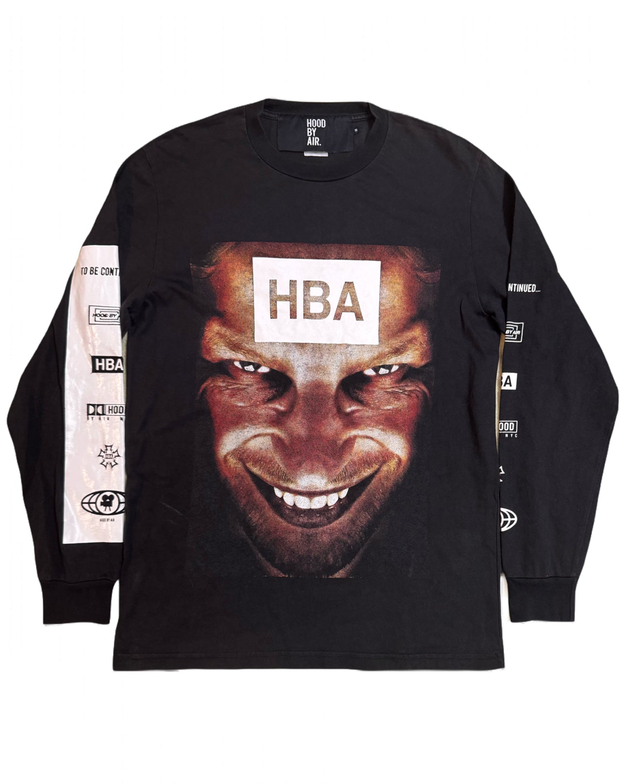 Hood By Air (HBA) Aphex Twin Long Sleeve T Shirt