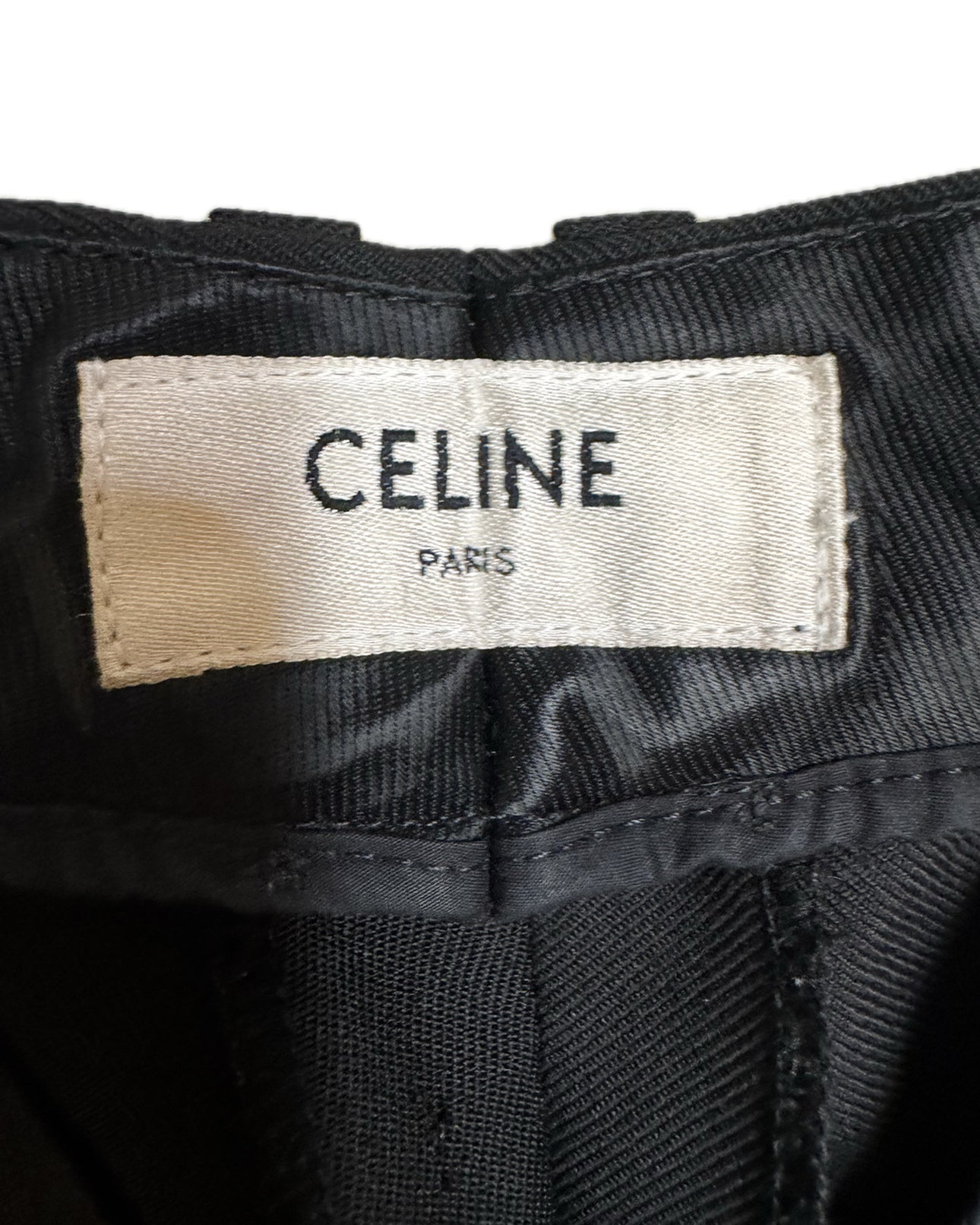 Celine Gabardine Virgin Wool Trousers