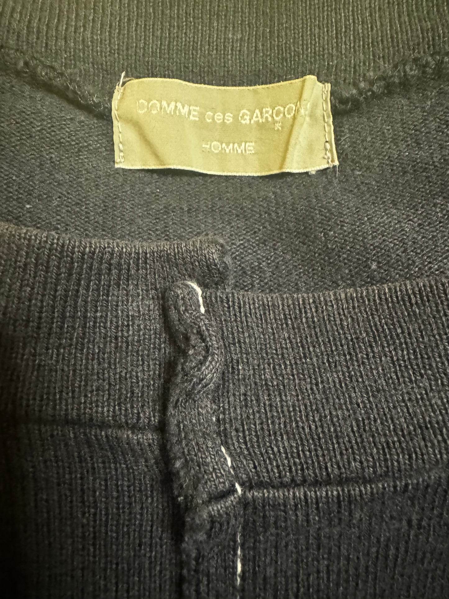Comme Des Garcons Homme AD 1993 Split Logo Long Sleeve