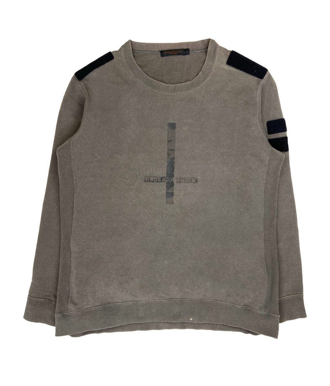 Undercover AW 2002 Upside Down Cross Crewneck Sweatshirt