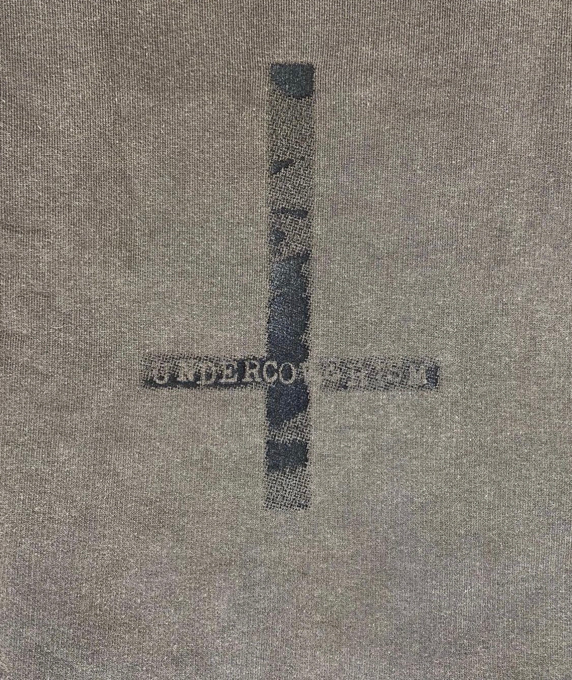 Undercover AW 2002 Upside Down Cross Crewneck Sweatshirt
