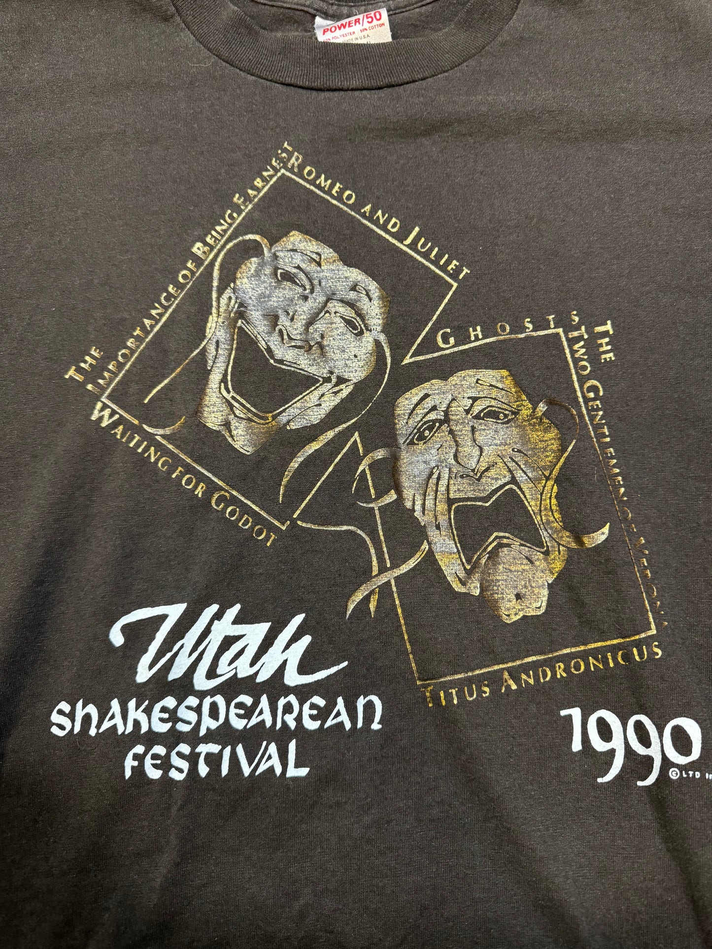 1990 Shakespeare Festival T Shirt