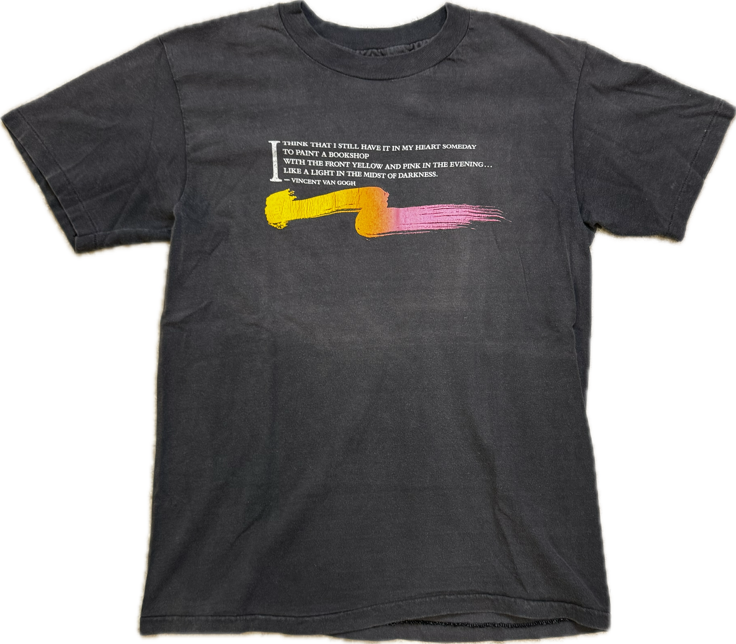 1990's Vincent Van Gogh Quote Vintage T Shirt