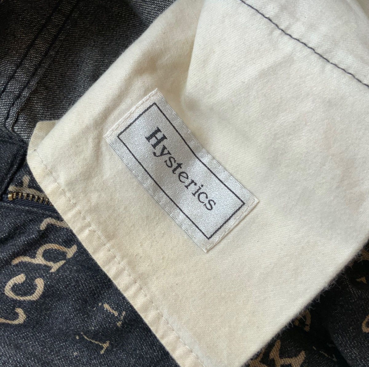 Hysteric Glamour SS 1999 Fuck Sex Bitch Flare Jeans