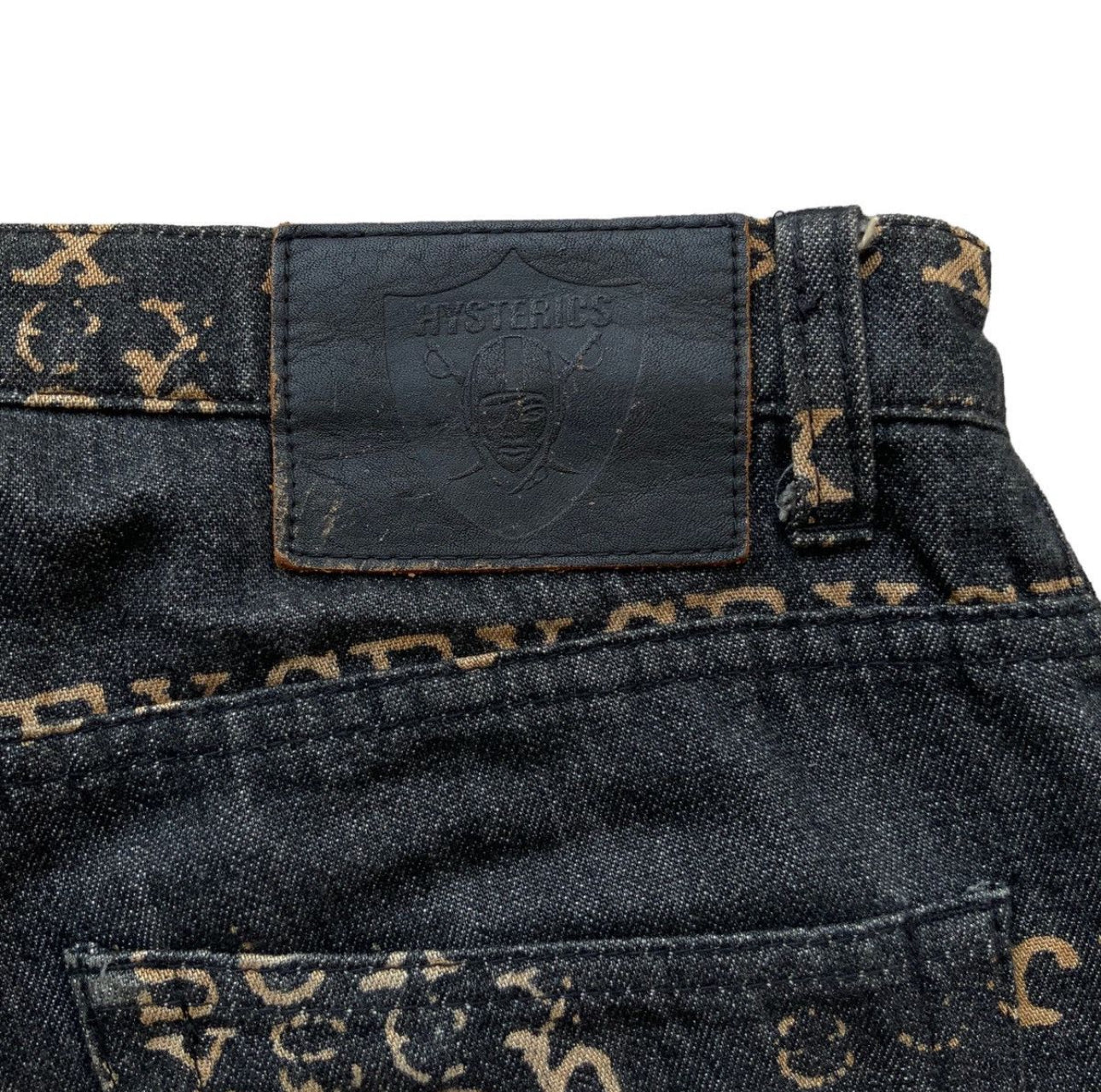Hysteric Glamour SS 1999 Fuck Sex Bitch Flare Jeans