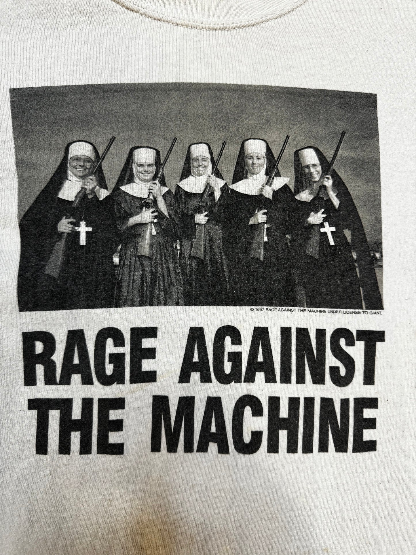 1997 Rage Against The Machine Vintage T Shirt