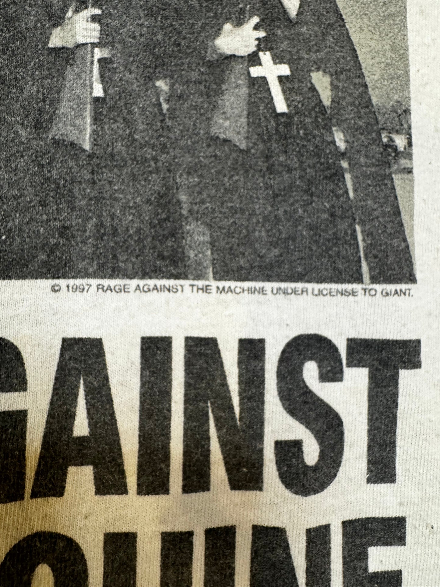 1997 Rage Against The Machine Vintage T Shirt