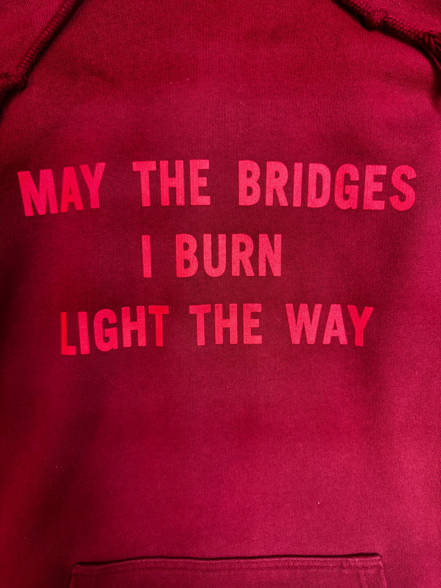 Vetements AW 2016 May The Bridges I Burn Light The Way Sweatshirt