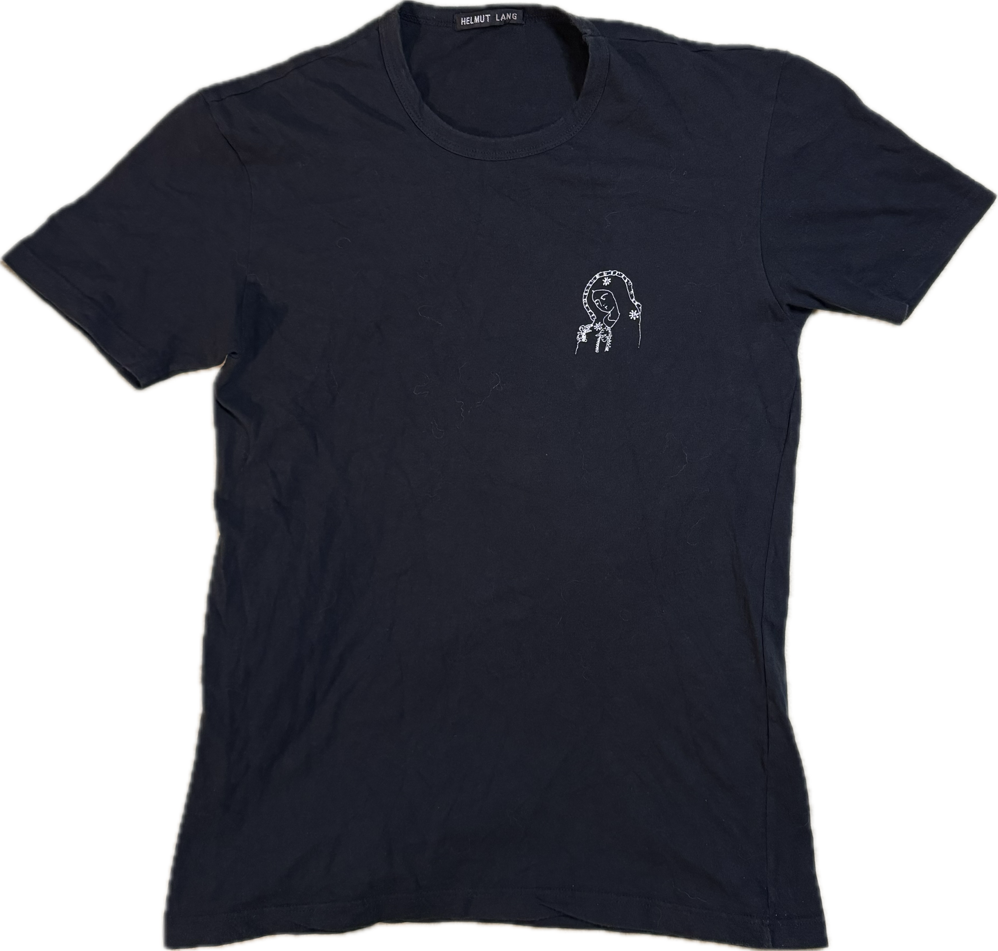 Helmut Lang 1996 Virgin Mary T Shirt – First Times Worldwide Helmut Lang 1996 Virgin Mary T Shirt – First Times Worldwide