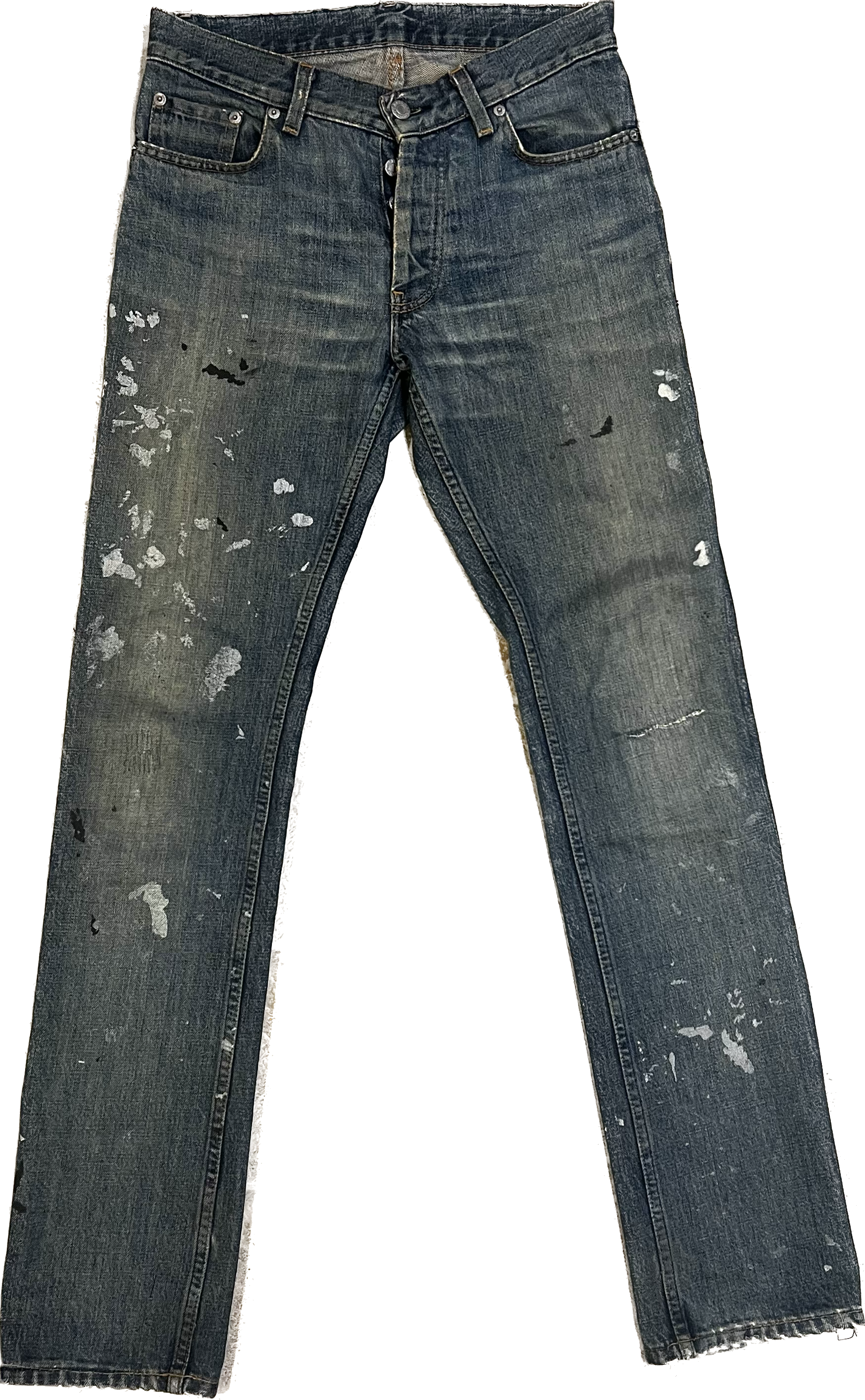 Helmut Lang Archival Vintage Stained Denim - Ākaibu Store