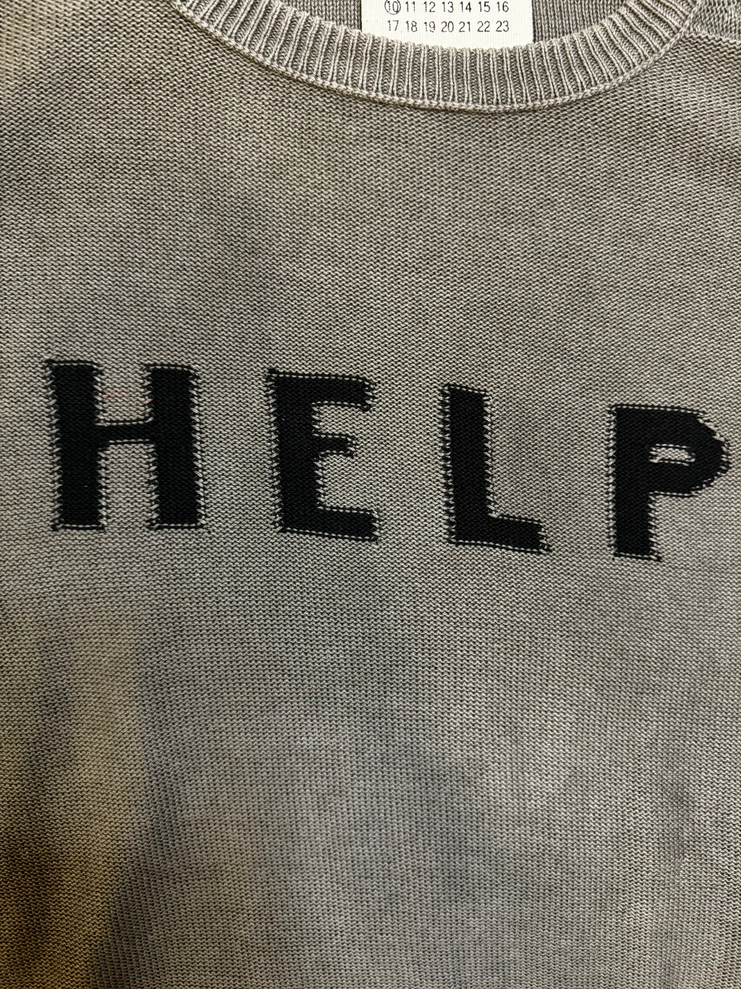 Maison Martin Margiela SS 2006 Help Sweater