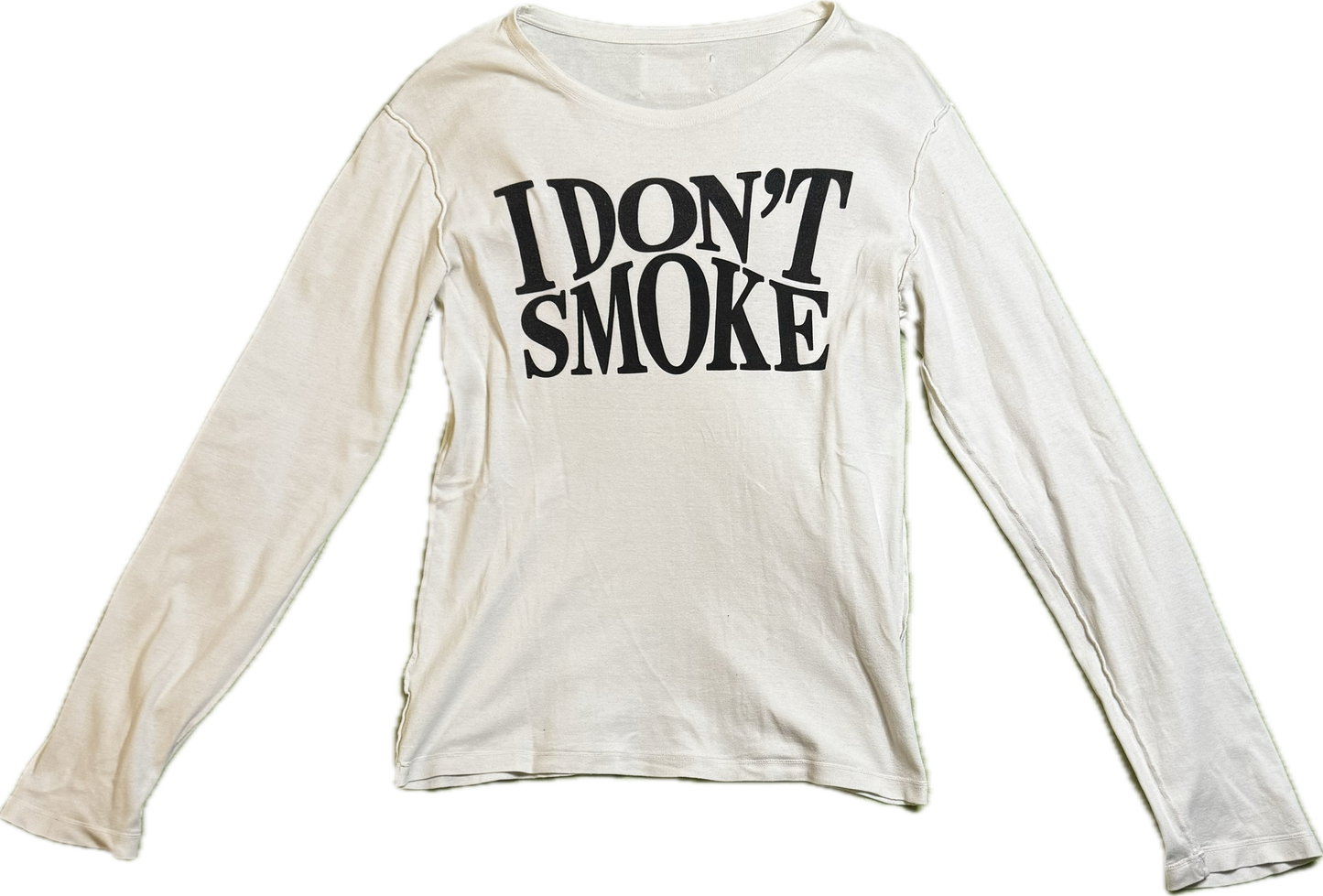 Maison Martin Margiela AW 2006 "I Don't Smoke" Inside Out Long Sleeve Shirt