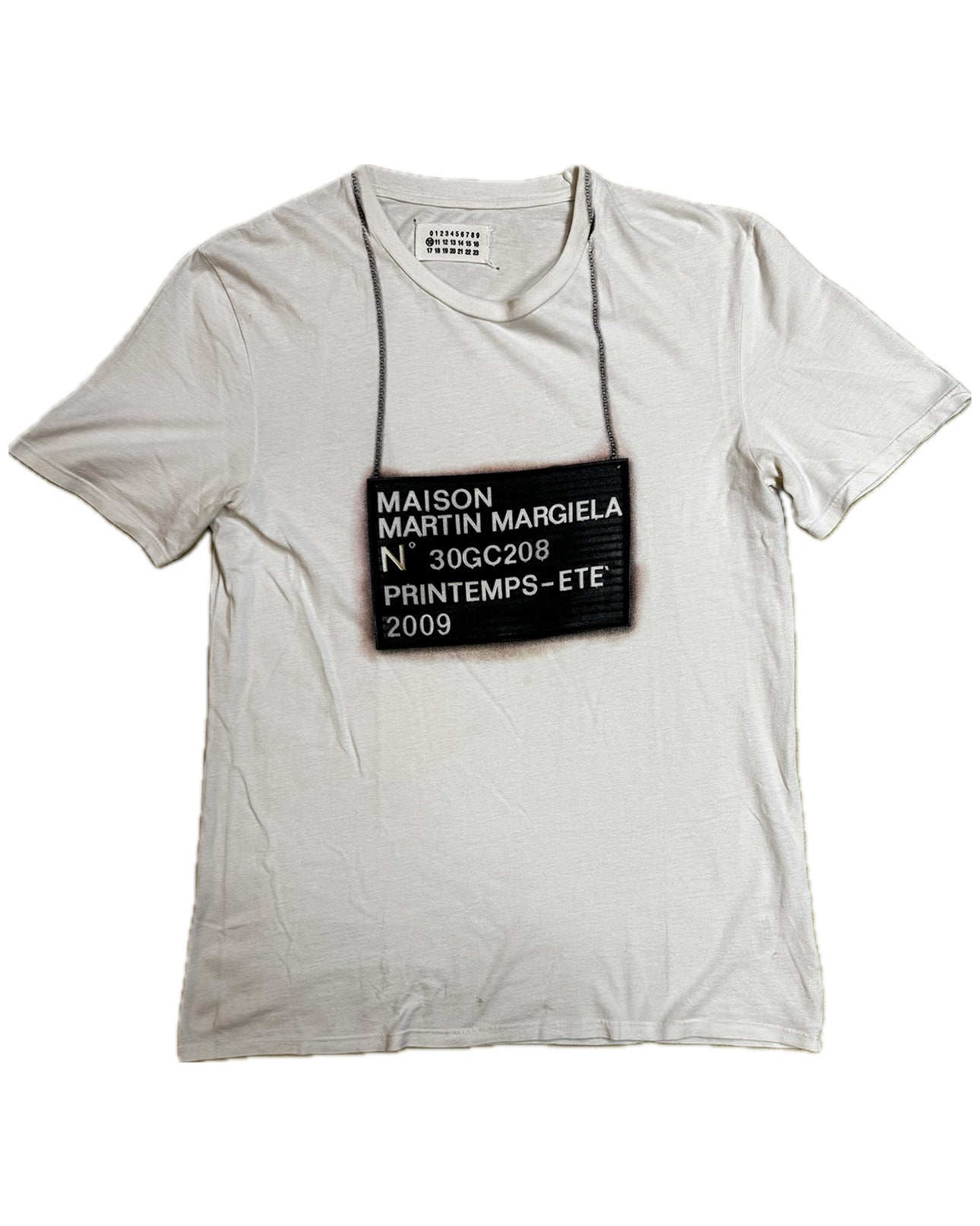 Maison Martin Margiela 2009 Trompe L'oeil Mugshot T Shirt