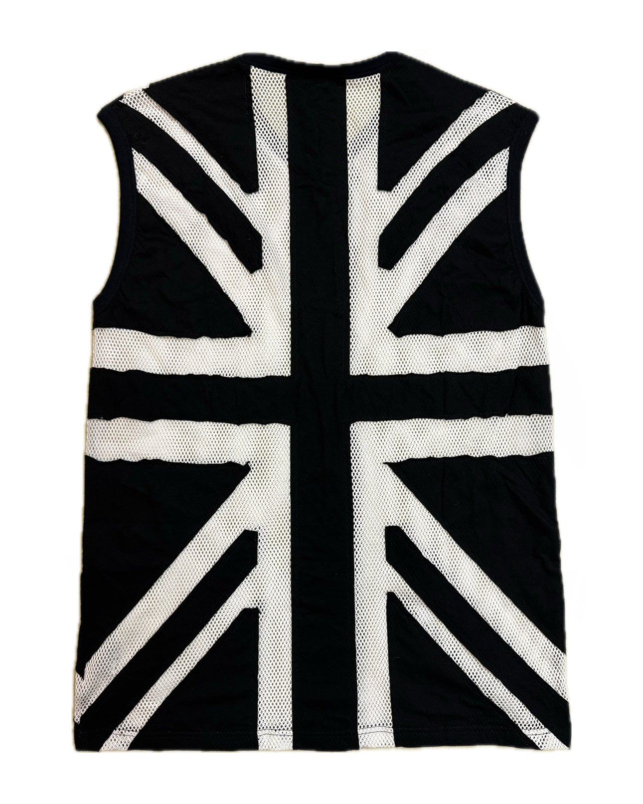 Dior Homme SS 2006 Union Jack Mesh Tank Top