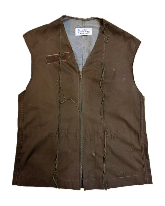 Maison Martin Margiela AW 2004 Artisanal Reconstructed Military Vest
