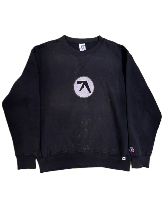 90's Vintage Aphex Twin logo Crewneck