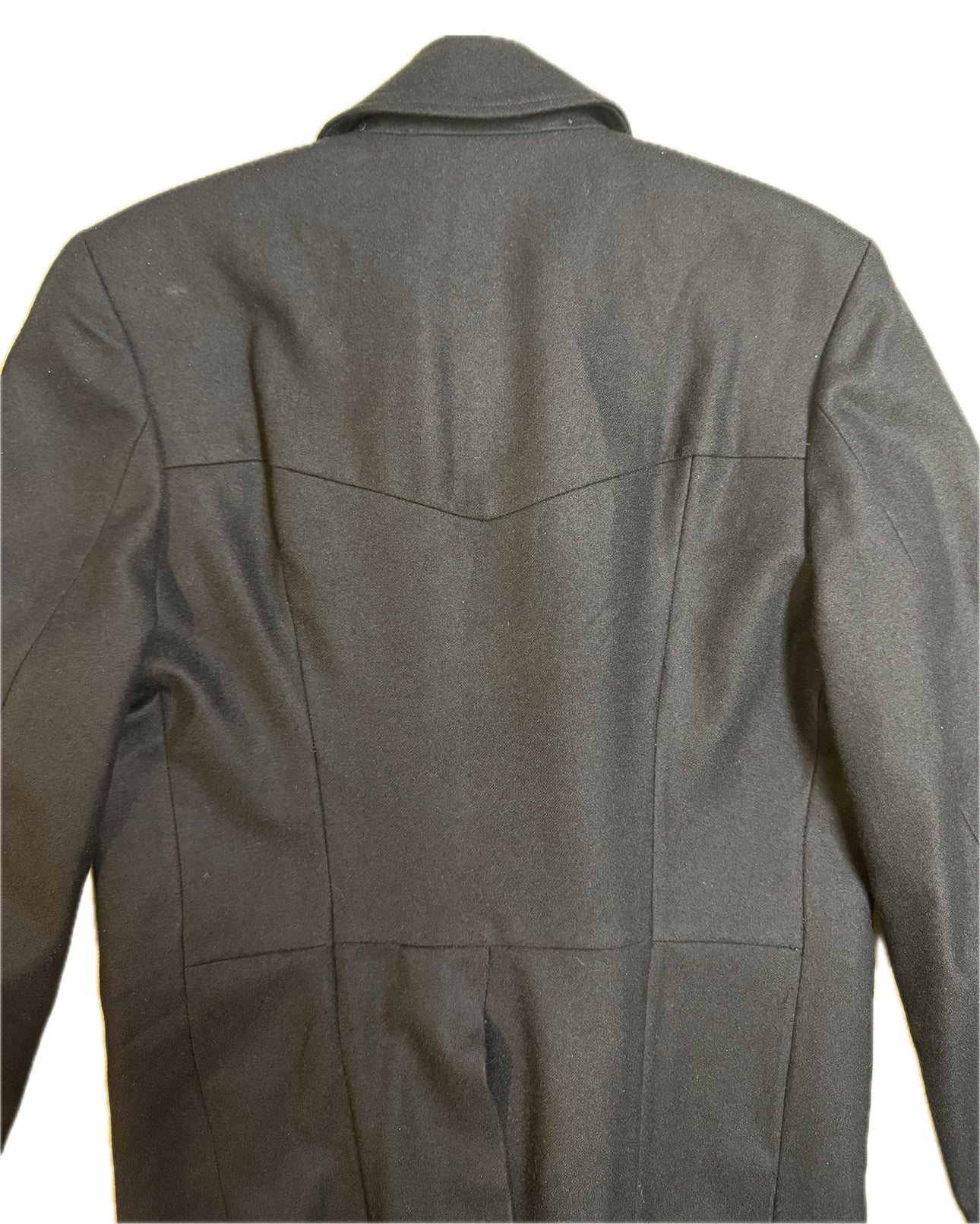 Raf Simons AW98 Asymetrical Zip Wool Coat