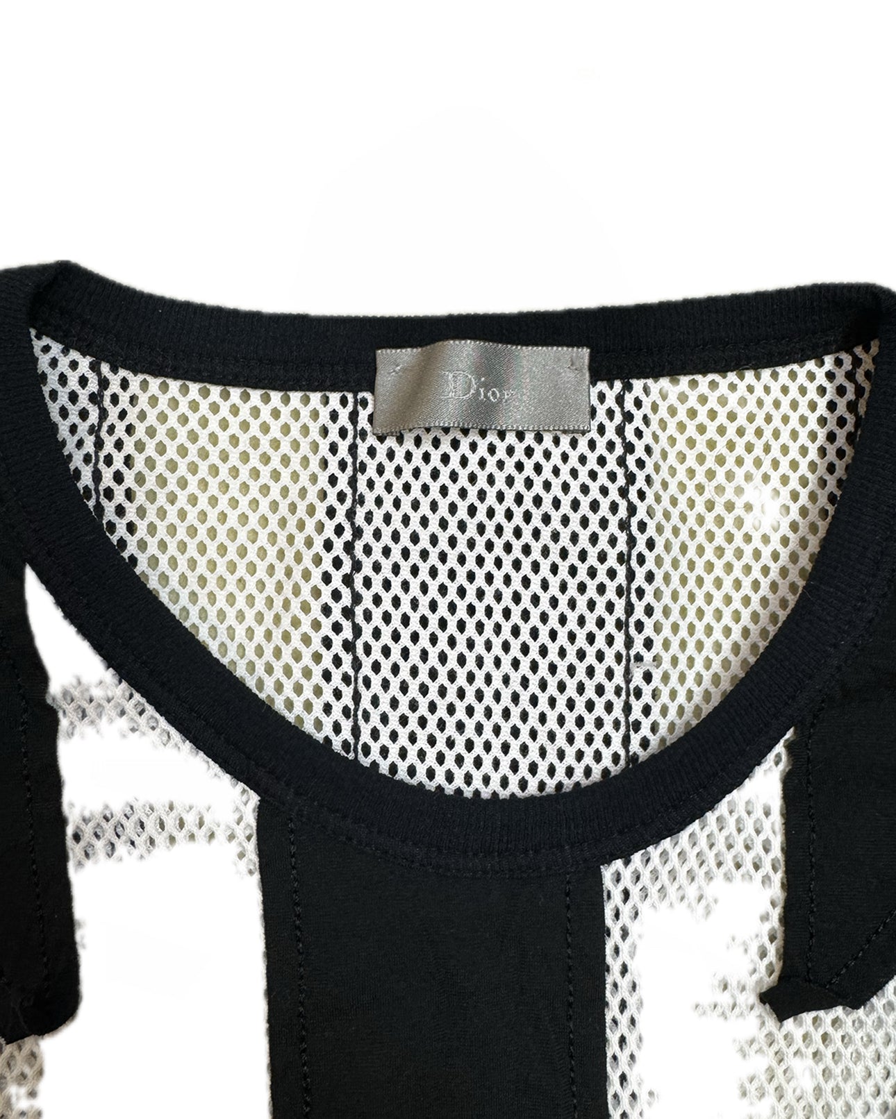 Dior Homme SS 2006 Union Jack Mesh Tank Top