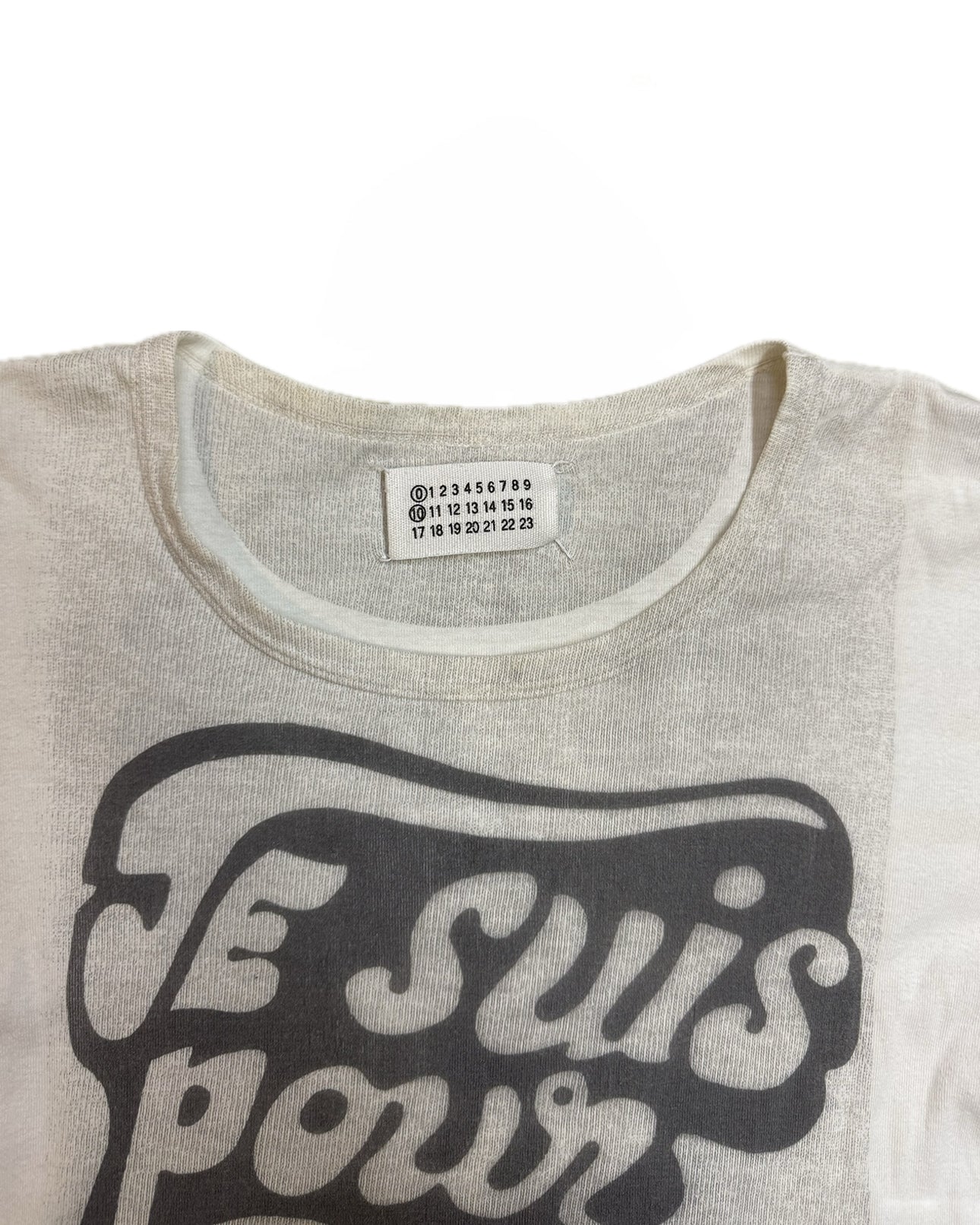 Maison Martin Margiela SS 2001 Artisanal "Je Suis" T Shirt