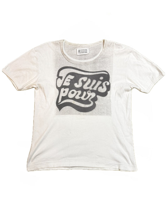 Maison Martin Margiela SS 2001 Artisanal "Je Suis" T Shirt