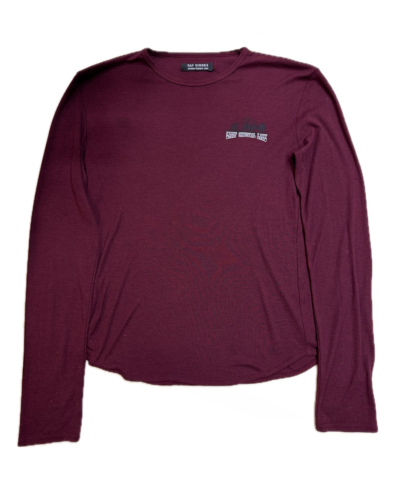 Raf Simons SS 2000 Camp Crystal Lake Long Sleeve T Shirt