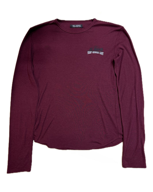 Raf Simons SS 2000 Camp Crystal Lake Long Sleeve T Shirt