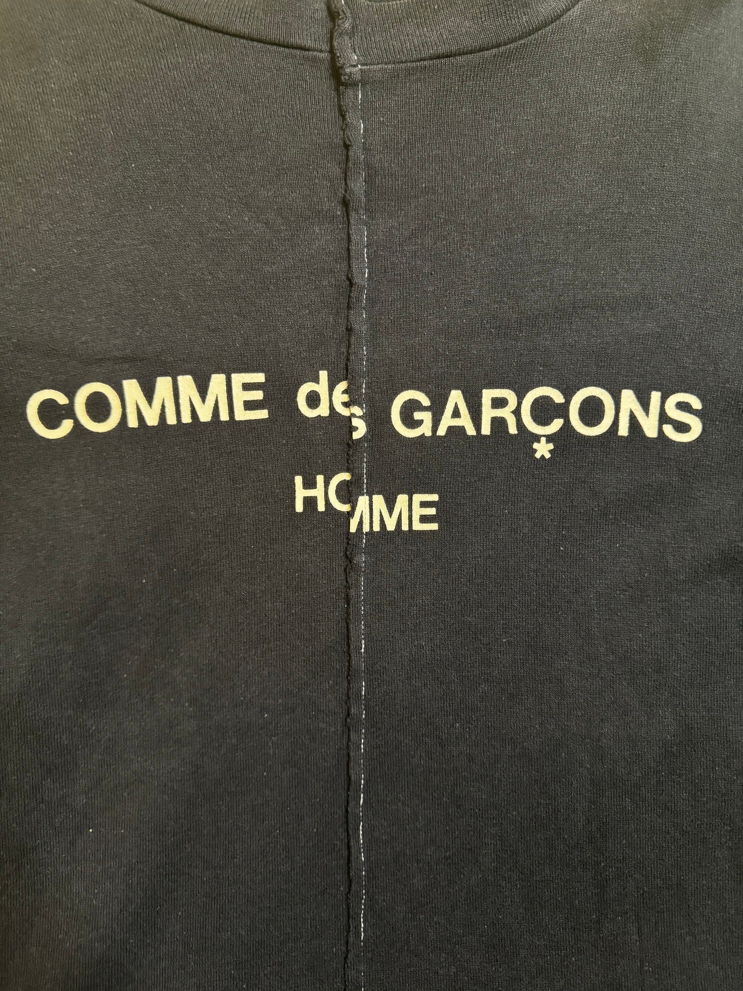 Comme Des Garcons Homme AD 1993 Split Logo Long Sleeve