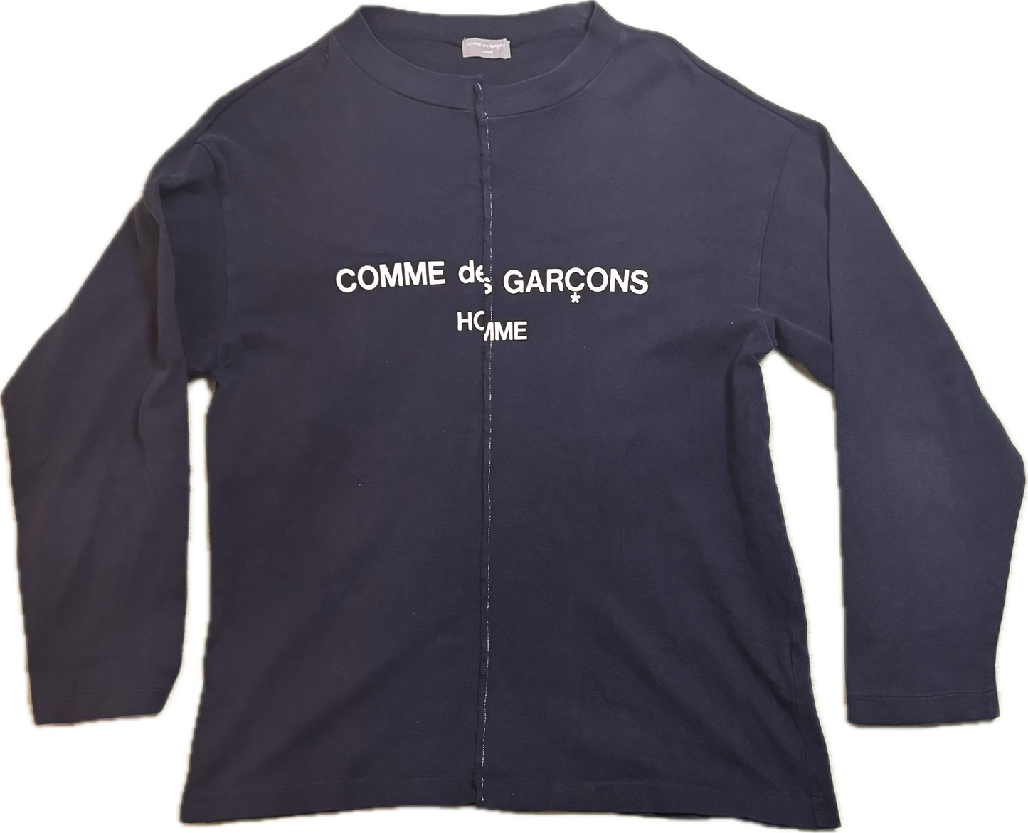 Comme Des Garcons Homme AD 1993 Split Logo Long Sleeve
