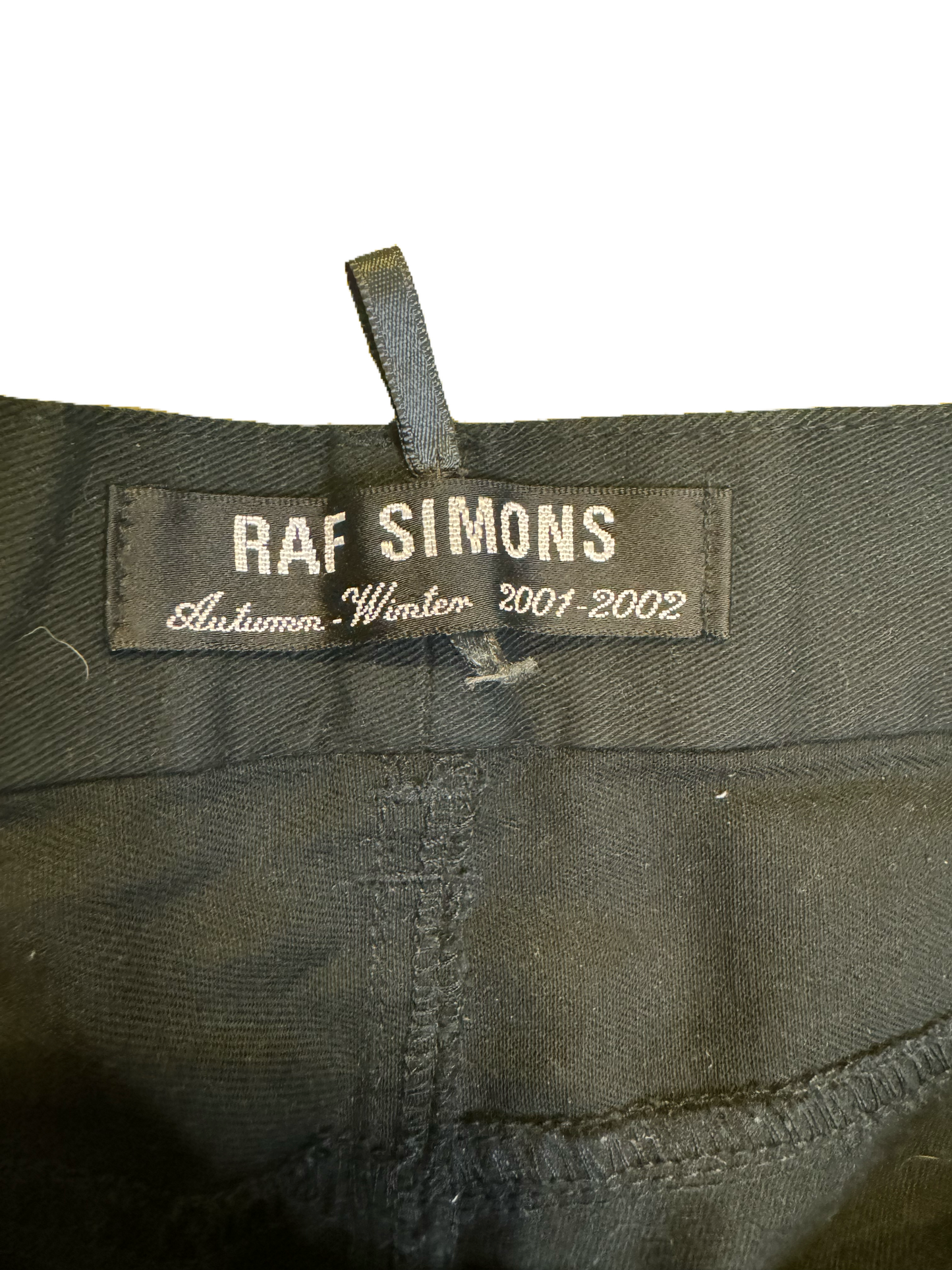 Raf Simons AW 2001 Cargo Pocket Pants