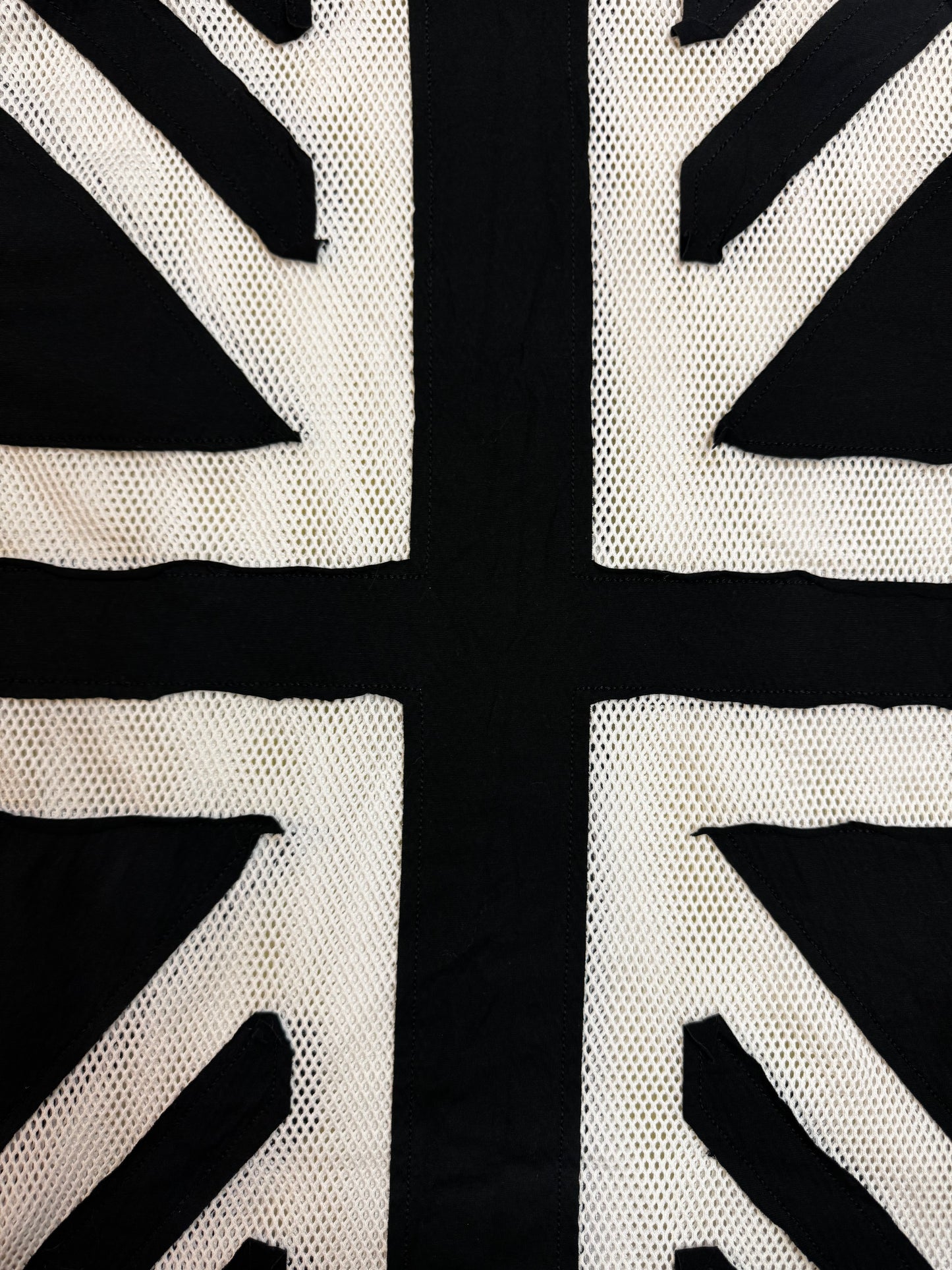 Dior Homme SS 2006 Union Jack Mesh Tank Top