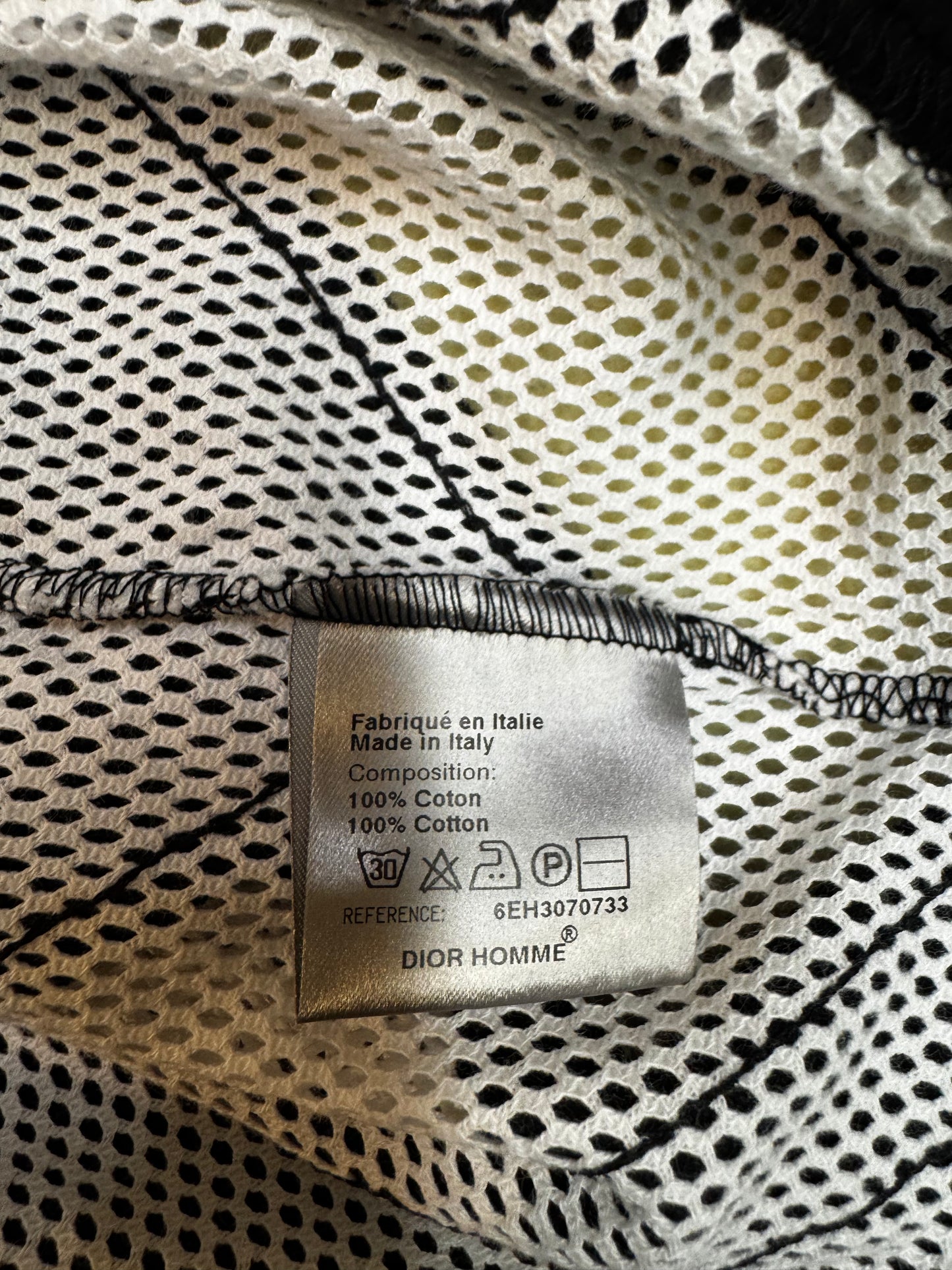 Dior Homme SS 2006 Union Jack Mesh Tank Top