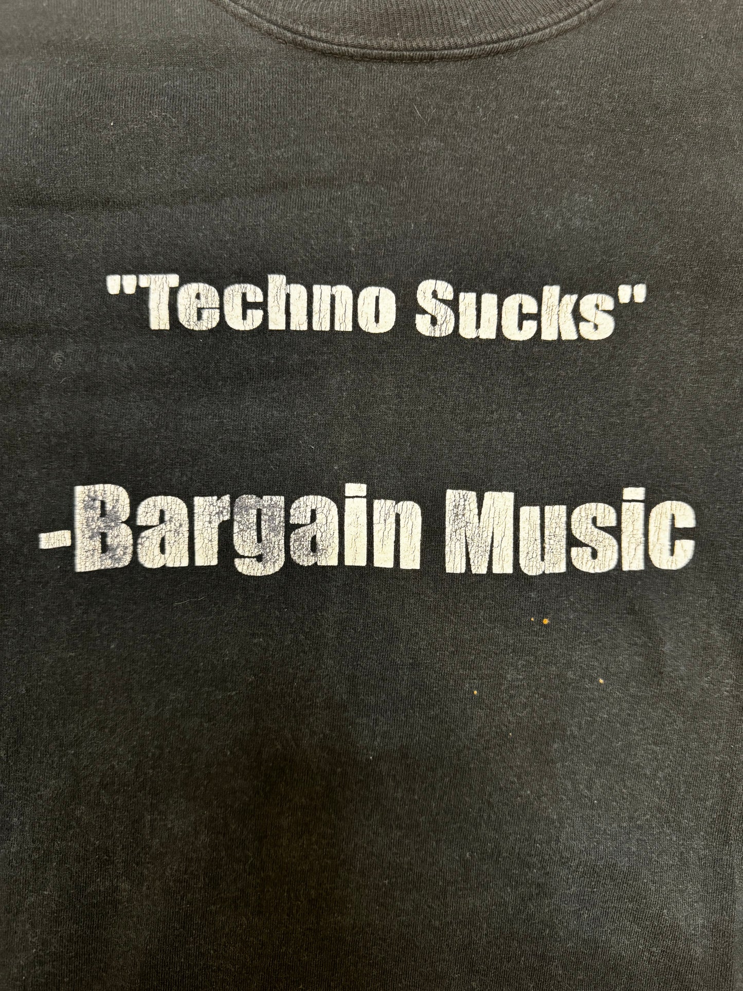 Vintage Techno Sucks Bargain Music Vintage T Shirt