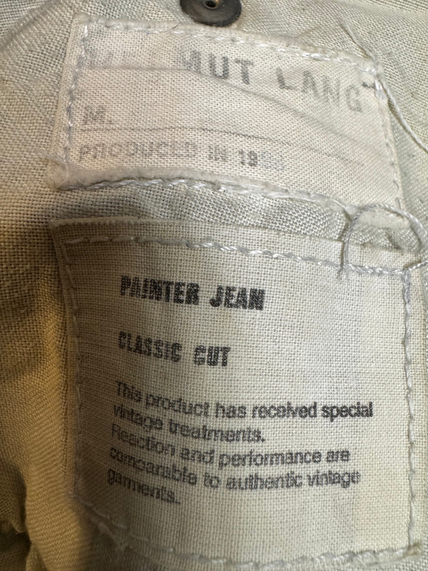 Helmut Lang AW 1998 Painter Jeans