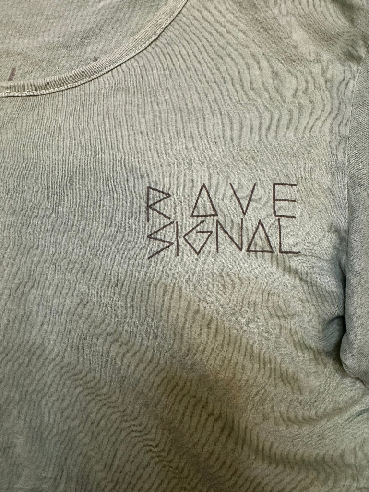 Raf Simons 2004 Rave Signal Long Sleeve Shirt