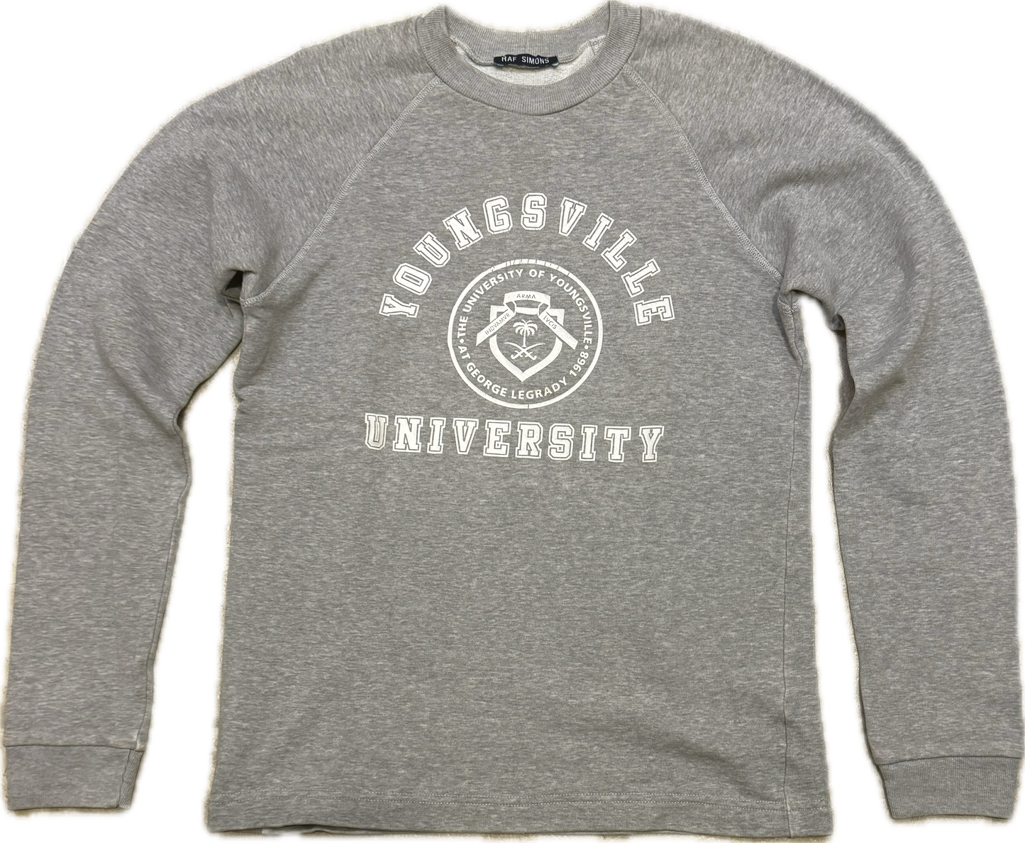 Raf Simons AW 1997 Youngsville University Crewneck Sweatshirt