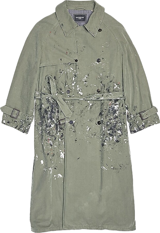 Balenciaga Summer 22 Artist's Trench Coat