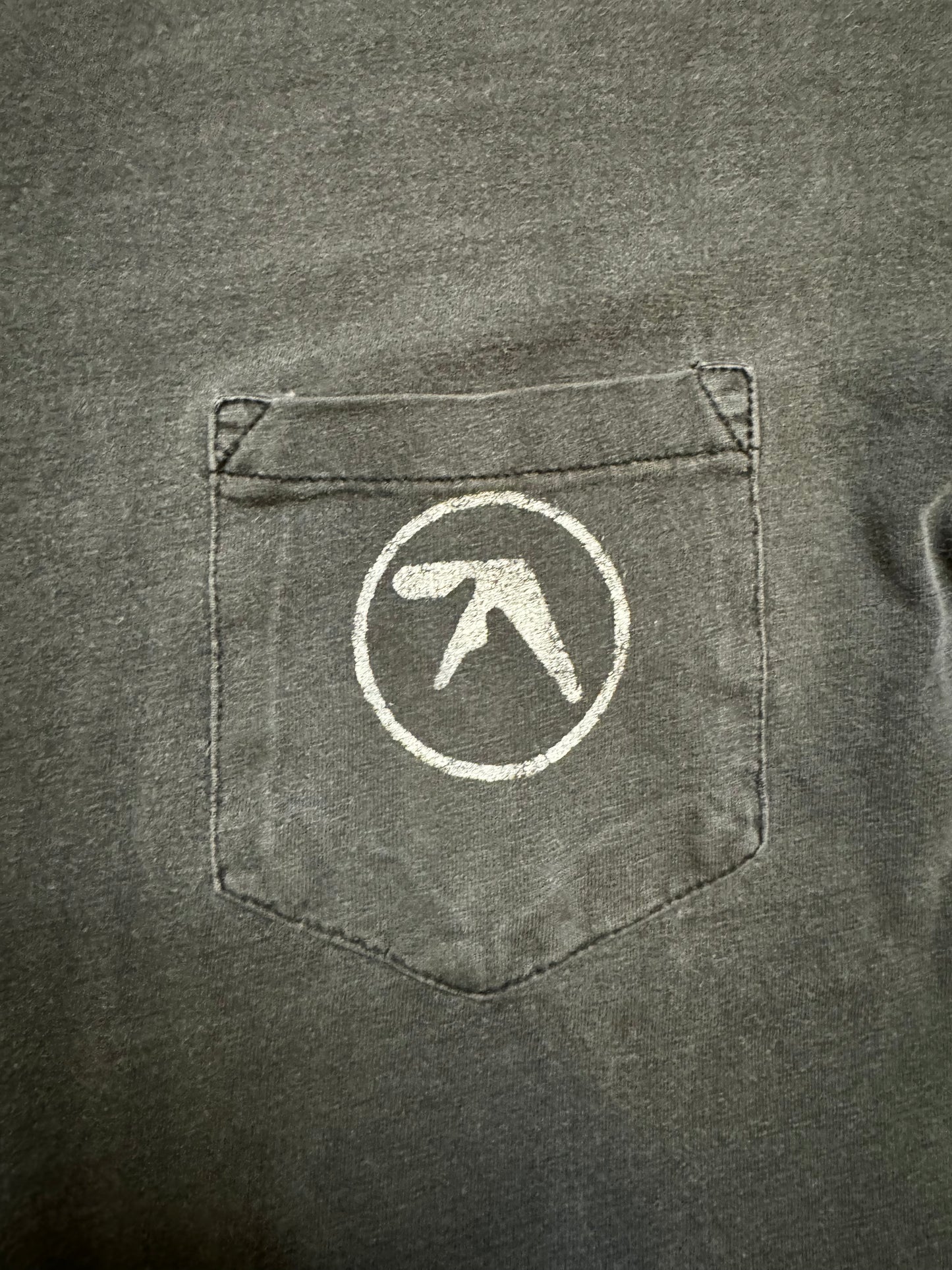 Vintage Aphex Twin Pocket Logo T Shirt