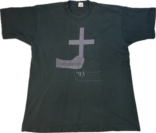 90's Mississippi Cross Religious Vintage T Shirt