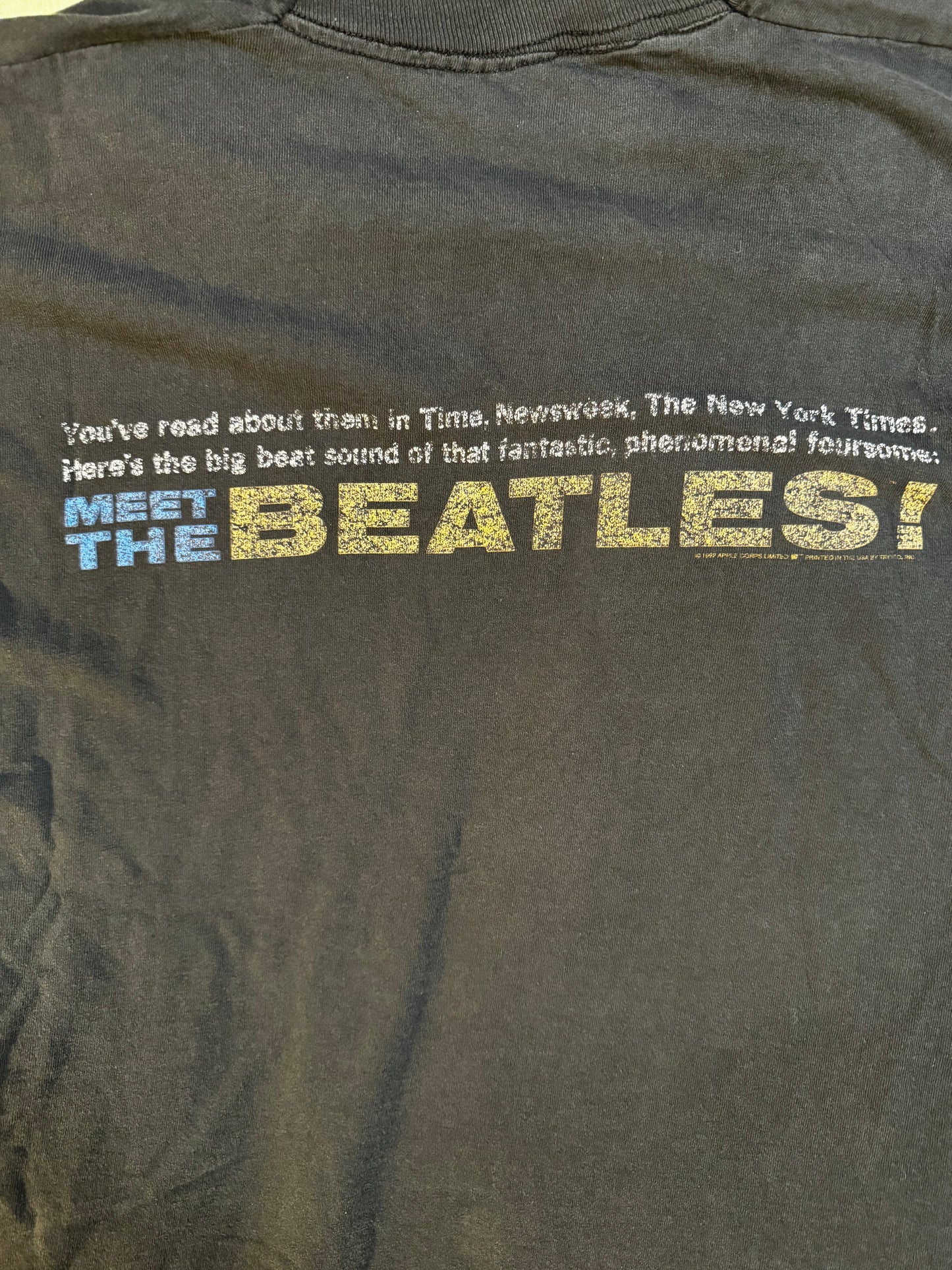 1992 Meet The Beatles Vintage T Shirt