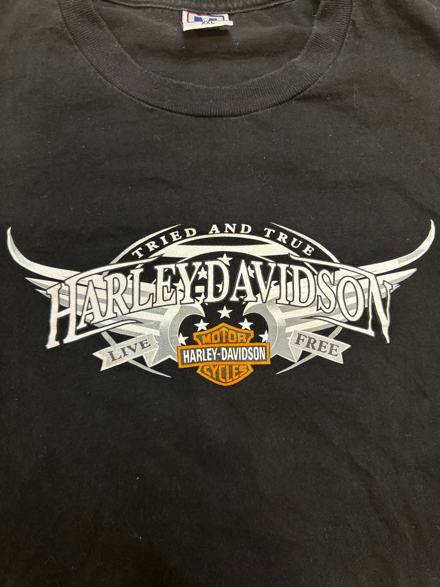 Vintage Harley Davidson Salvador Dali Skull T Shirt