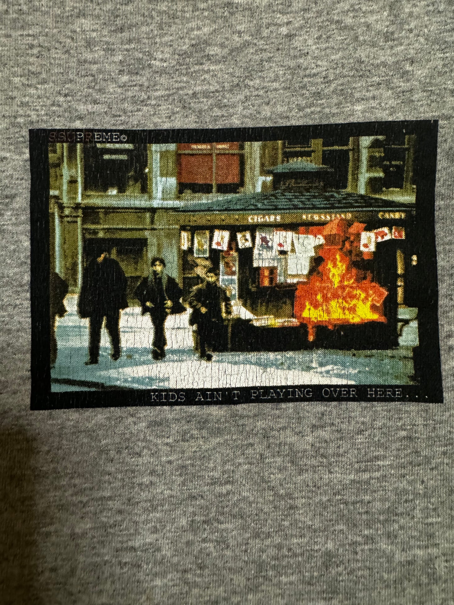 Supreme x SSUR 1999 Kids Ain't Playing Over Here T Shirt