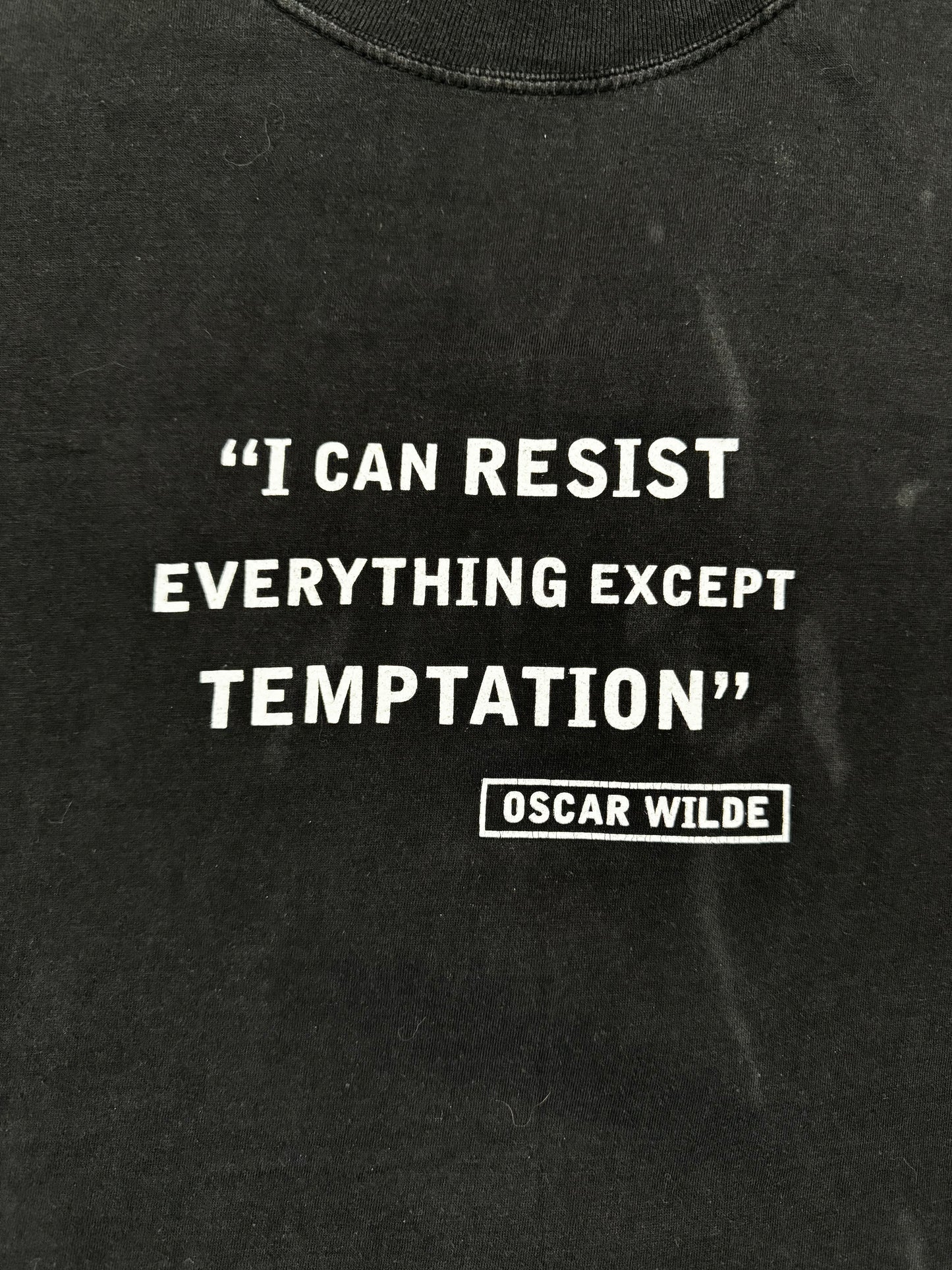 Oscar Wilde Temptation Vintage T Shirt