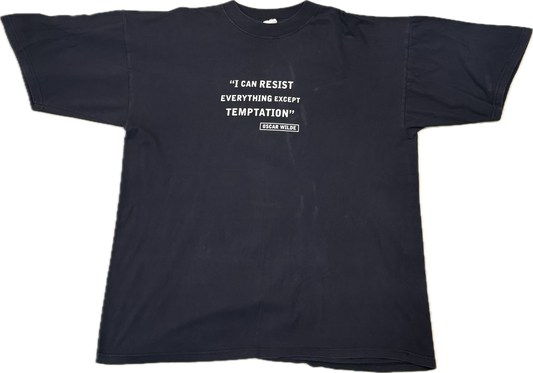 Oscar Wilde Temptation Vintage T Shirt