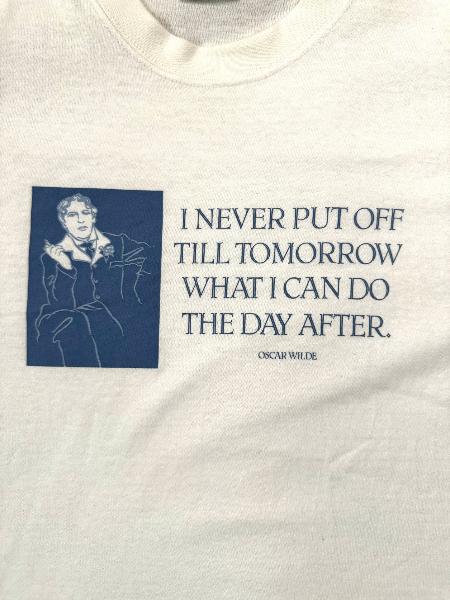 90's Oscar Wilde Quote Vintage T Shirt