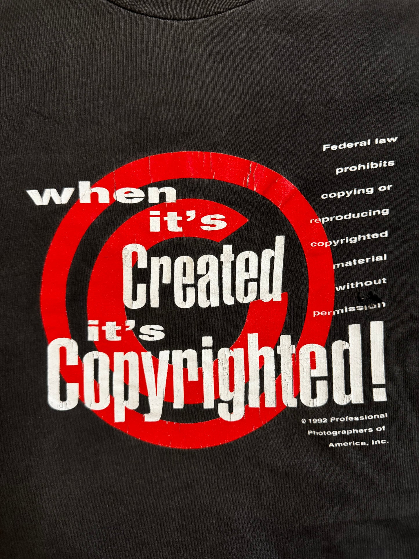 90's Copyright Vintage T shirt