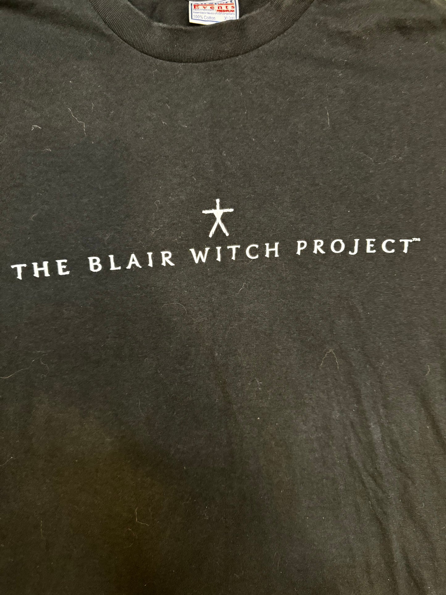 1999 Vintage The Blair Witch Project movie promo T-shirt