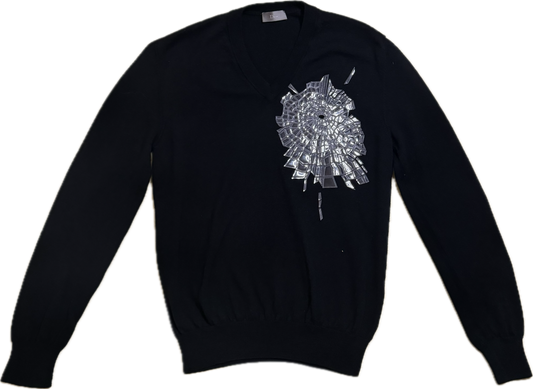 Dior Homme Shattered Glass Knit Sweater