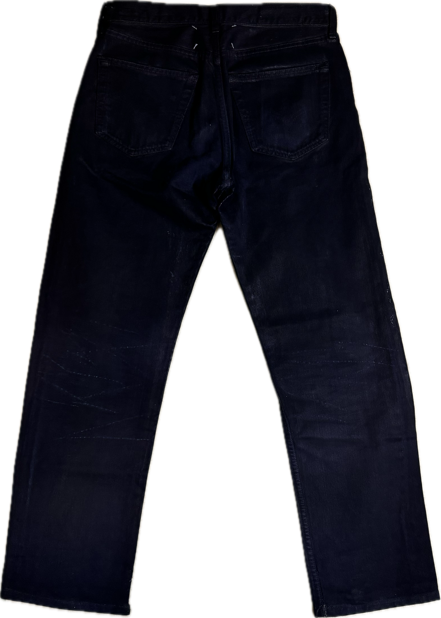 Maison Martin Margiela AW 1999 Artisanal Black Painted Jeans