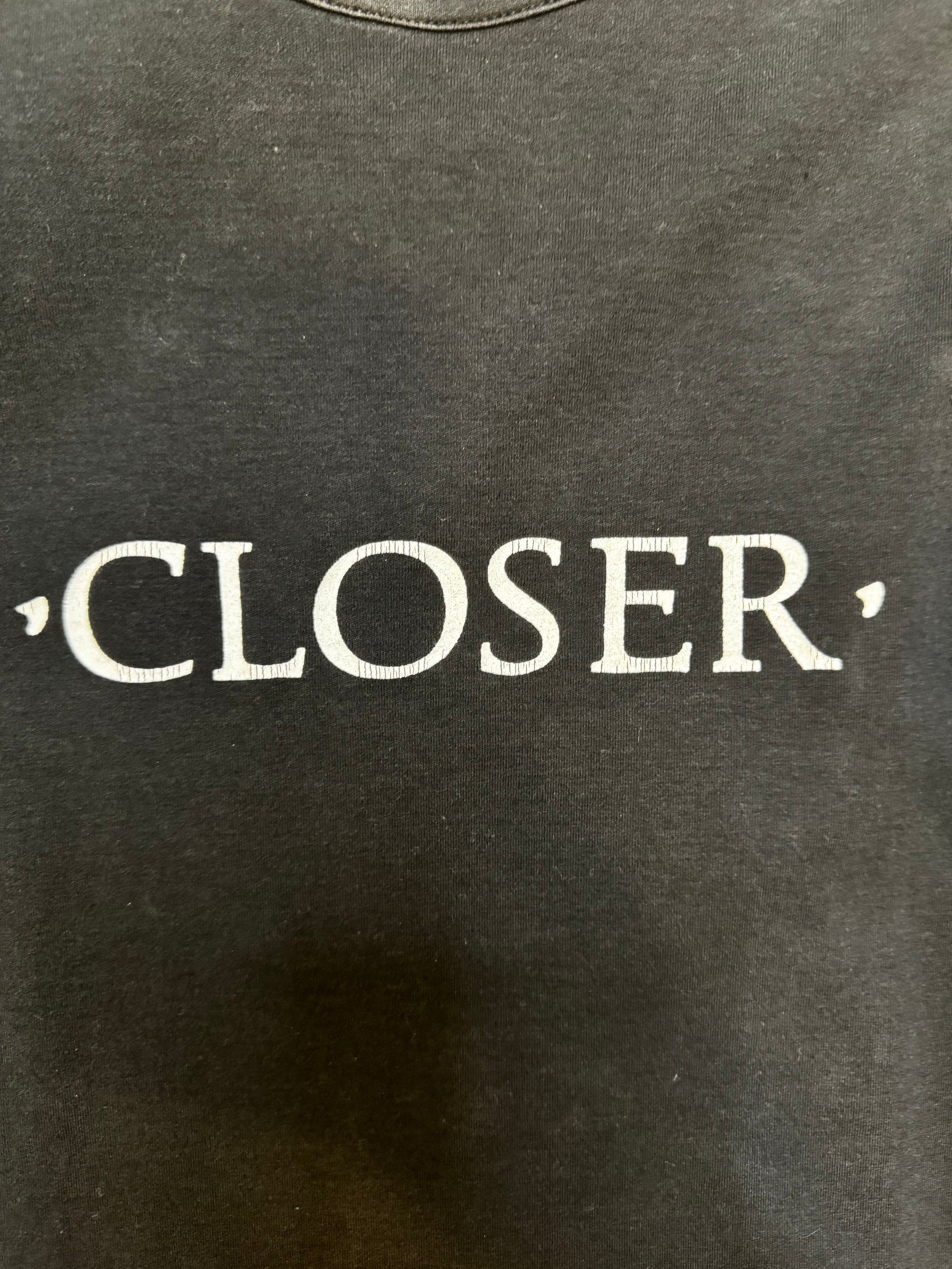 Raf Simons AW 2003 Closer Long Sleeve T Shirt – First Times Raf Simons AW 2003 Closer Long Sleeve T Shirt – First Times